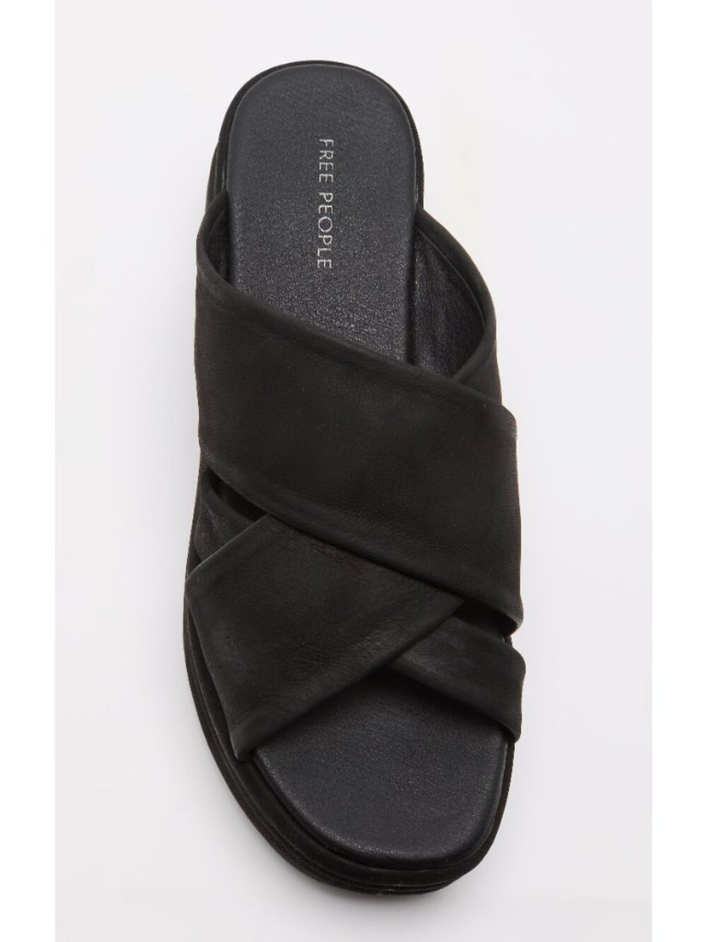 FREE PEOPLE Wanderbay Flatform Sandals / Black - Picture 13 of 14